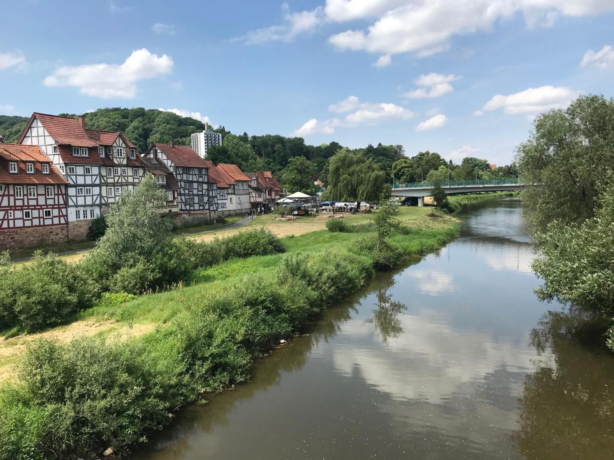 Ferienhaus Am Fulda Ufer Rotenburg an der Fulda Luaran gambar